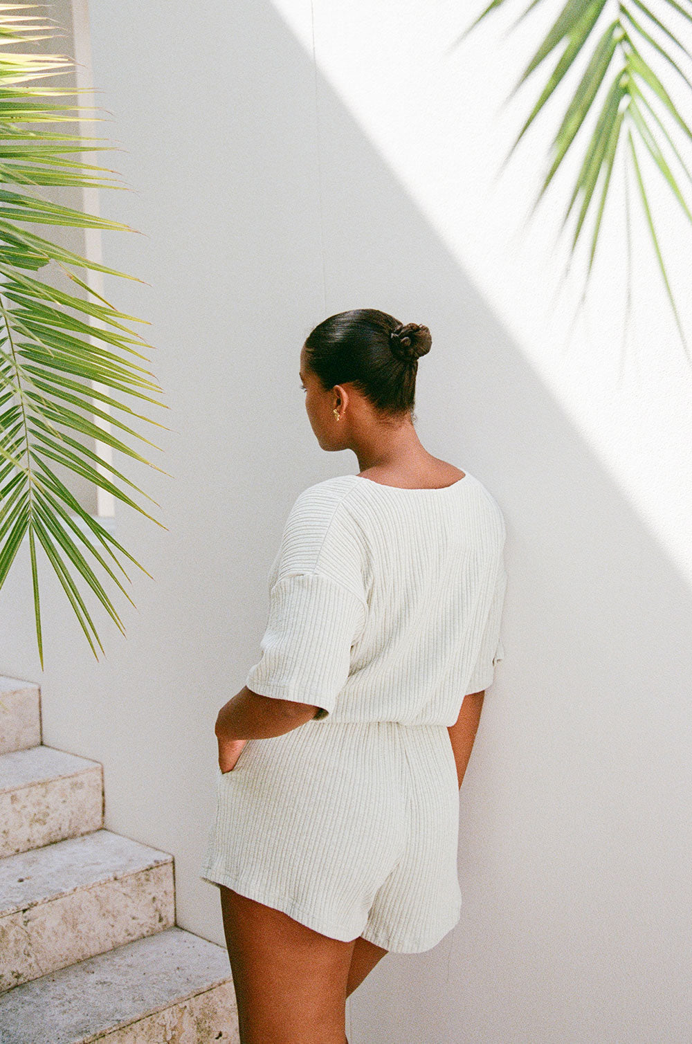 Sage-Colored Juniper One-Piece Playsuit for Casual Wear