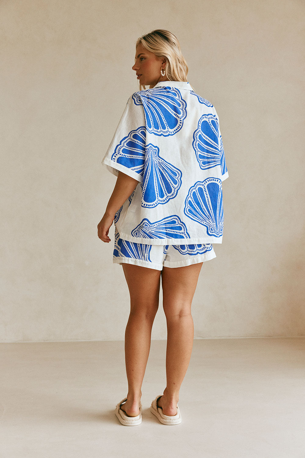Summer-Inspired Kara Top with Exclusive Seashell Print
