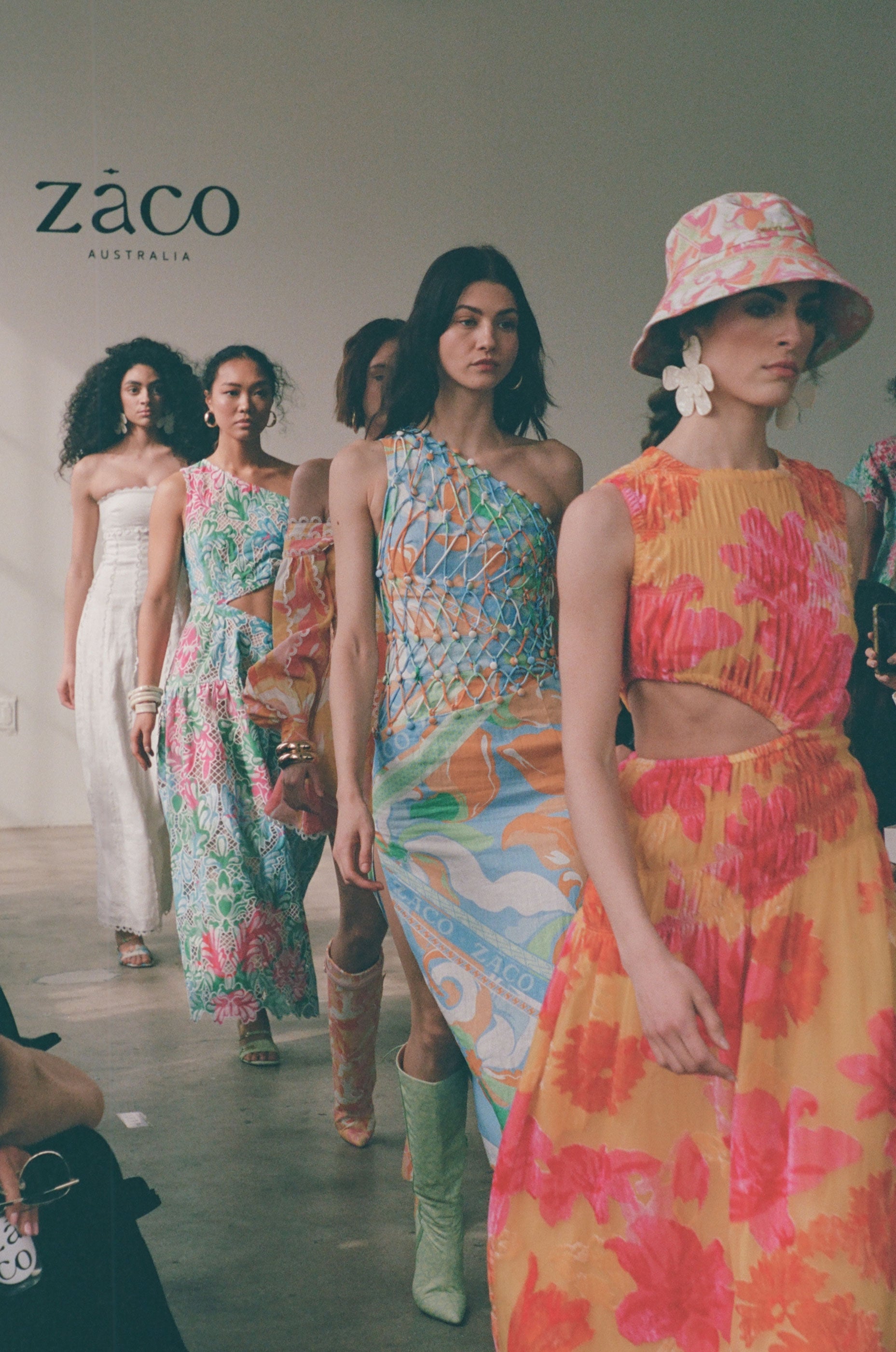Unique Mariella Floral Sunny Midi Dress - One-of-a-Kind Sample