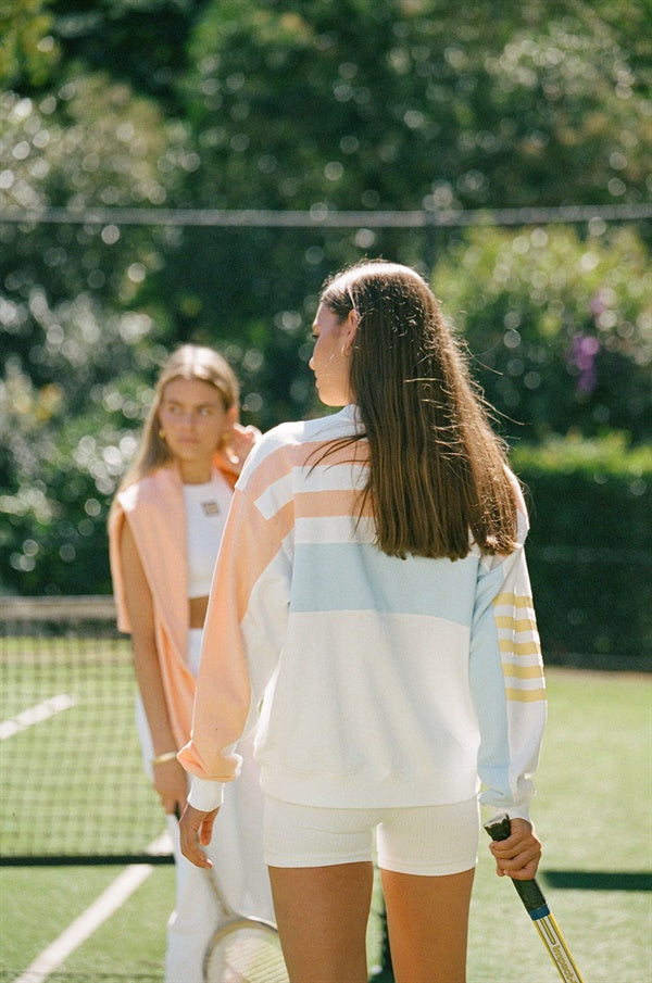 Unique Shutter Crew Sweater Sample with Minor Flaws
