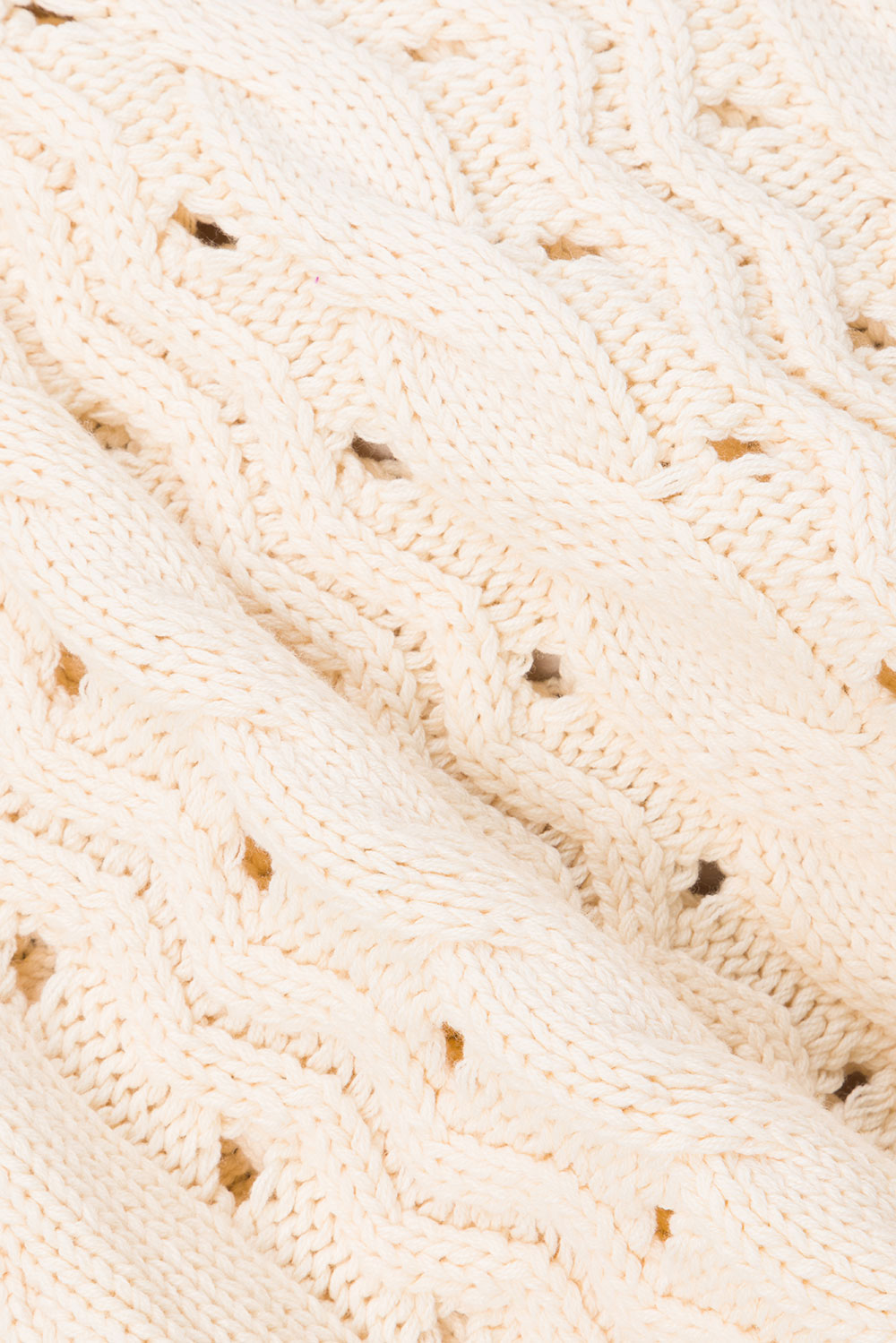 Exclusively Designed Cream-colored Boxy Jenna Top with Button Details