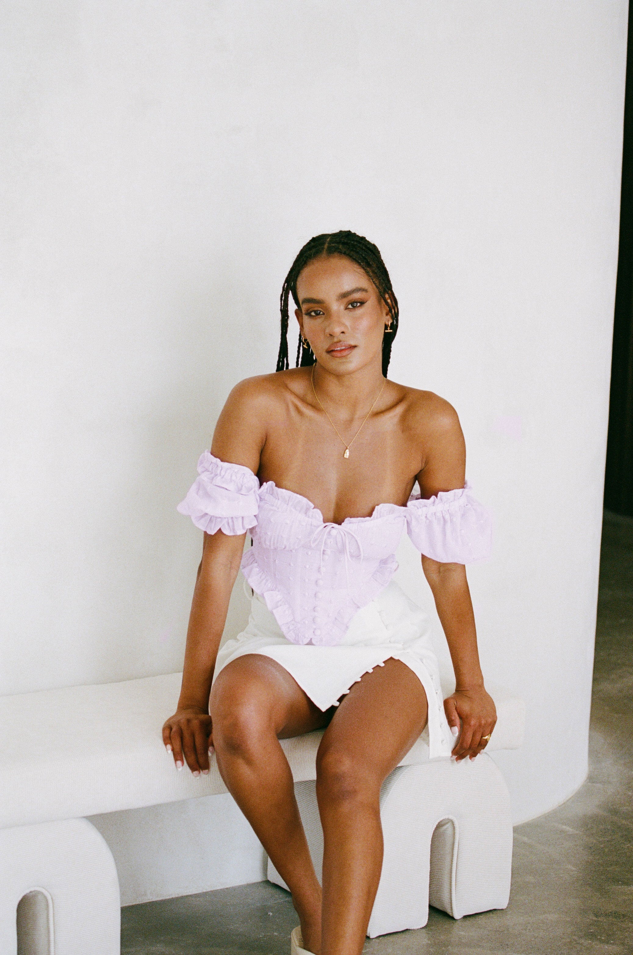 Unique XS Neila Puff Top - One-of-a-Kind Sample