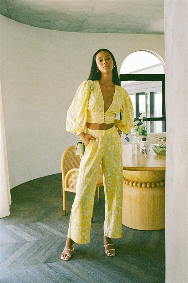 Stylish Alexi Wide - Leg High - Waisted Pants