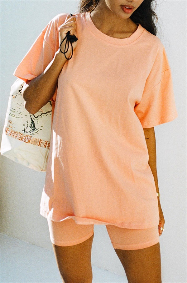 Unique Apricot-colored Women's Bike Shorts with Special Sample Feature