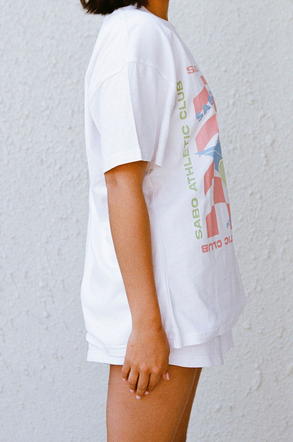 Soft Cotton Rosewood Crew - Neck Short - Sleeve Top for Gym and Weekend