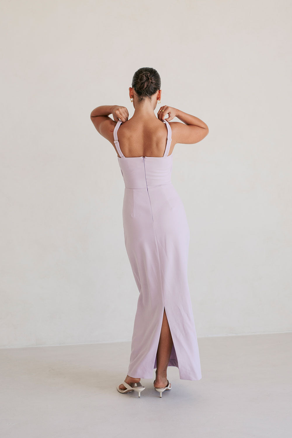 Lavender Zendra Midi Dress - One - of - a - Kind Sample