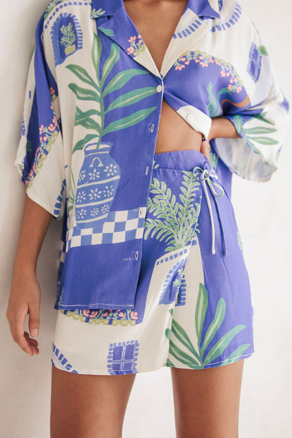 Fashionable Vista Blue Cheyna Skirt - Sample Piece