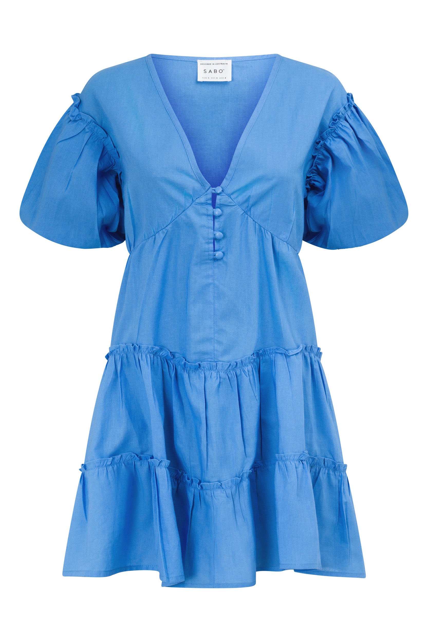 Sky Blue Tarelle Summer Casual Dress for Women