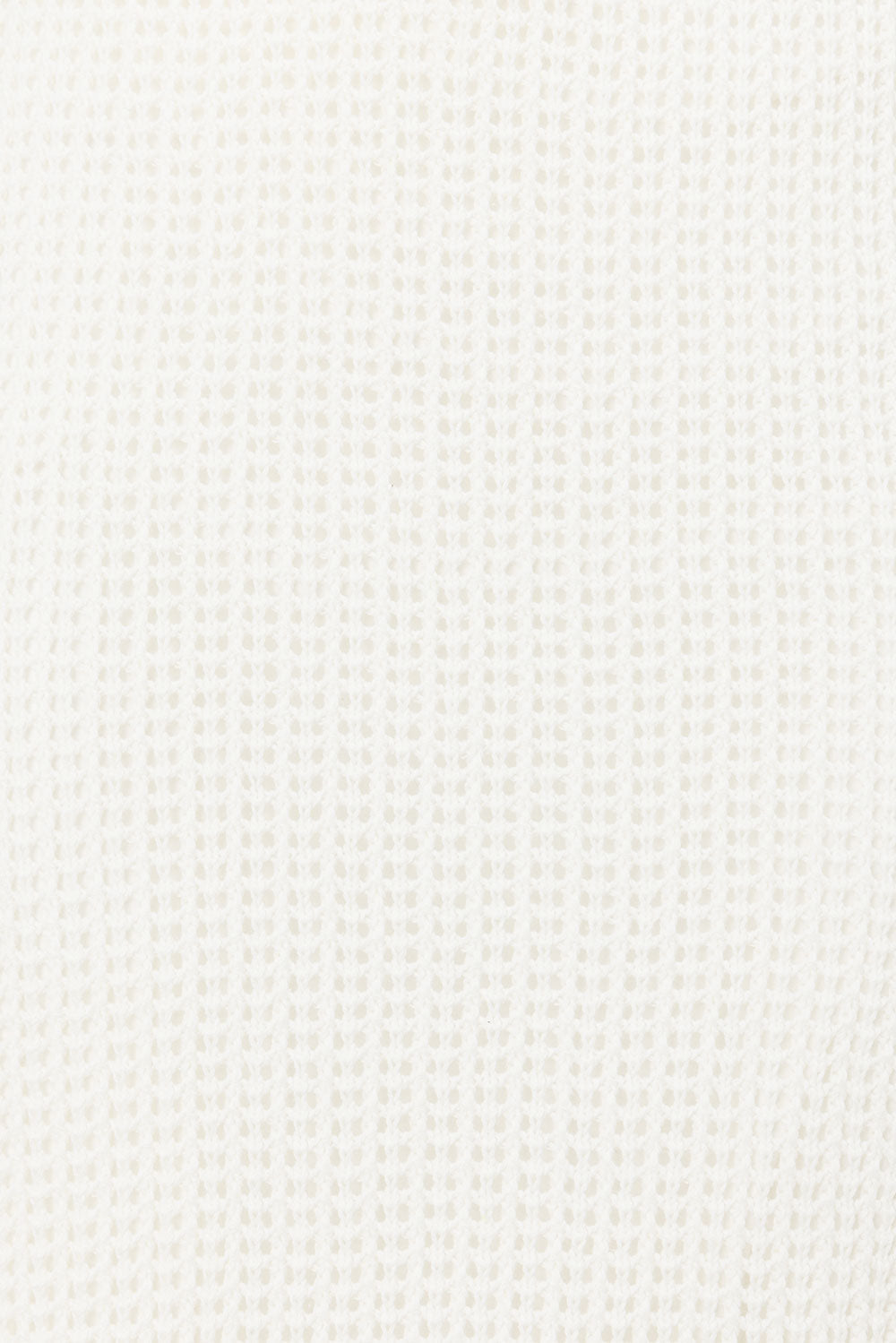 Exquisite Mekkah Crochet Cotton Knit Cream High - Waisted Full - Length Skirt