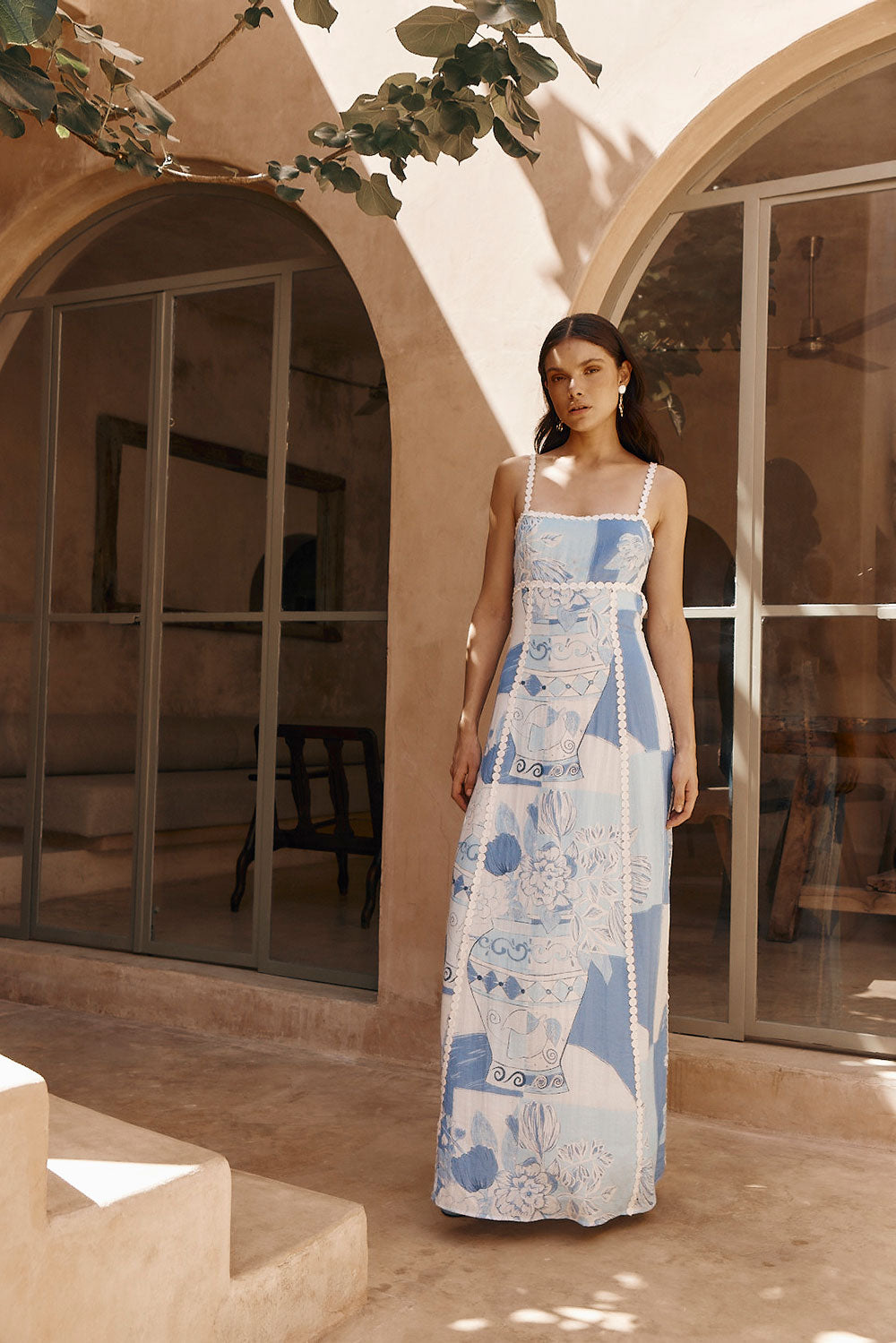 Unique Terazza Vaso Blu Dress - One - of - a - Kind Sample