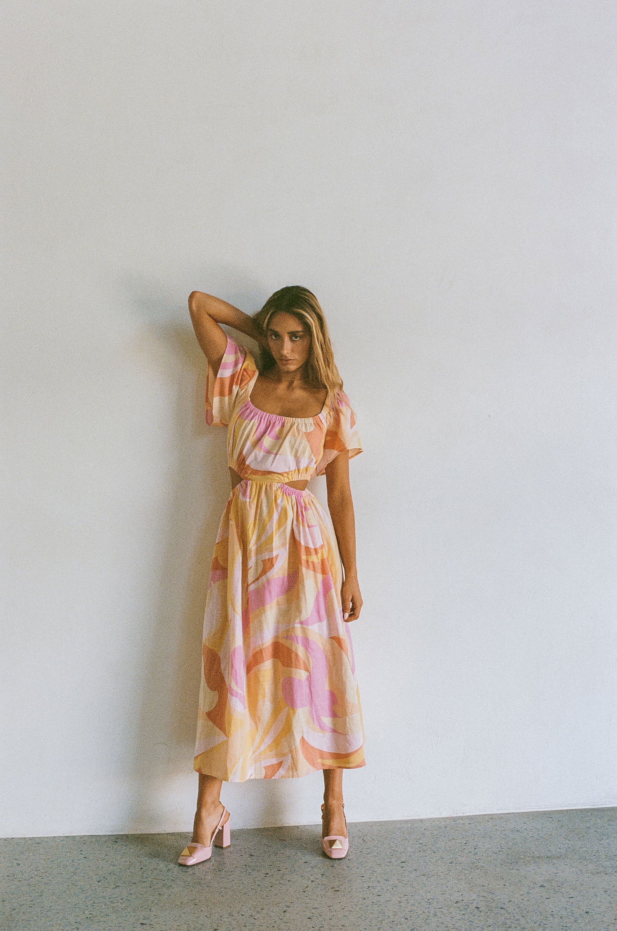 Unique Ezzy Midi Dress - A One - of - a - Kind Sample
