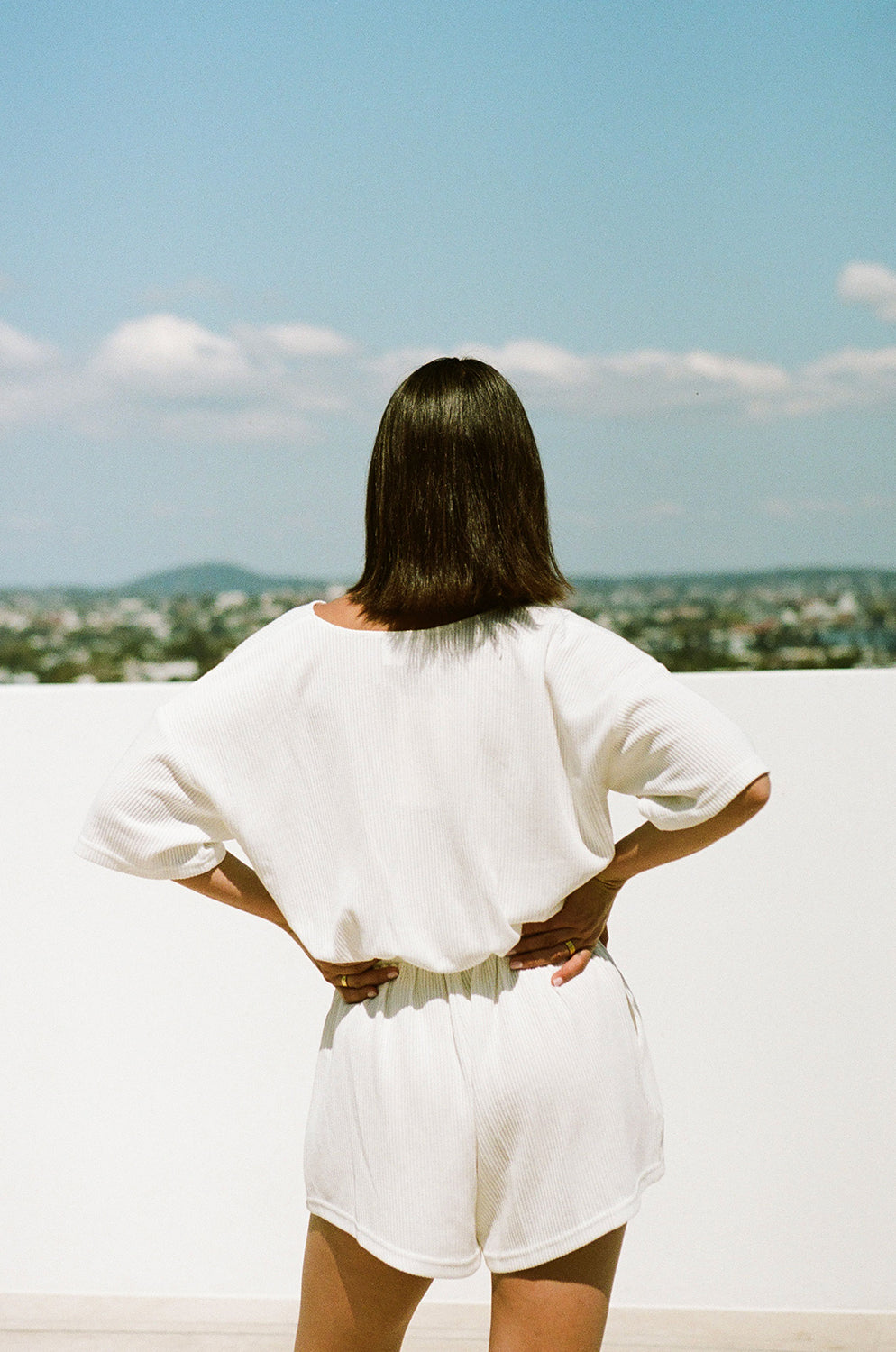 White Juniper One - piece Playsuit for Casual Wear
