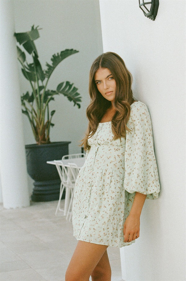Botanical Print Tyla Women's Dress - Sample Version