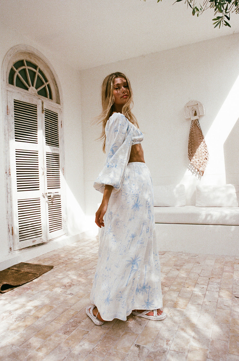 Exclusive Sabo Skirt Jhazelle Top Inspired by Santorini