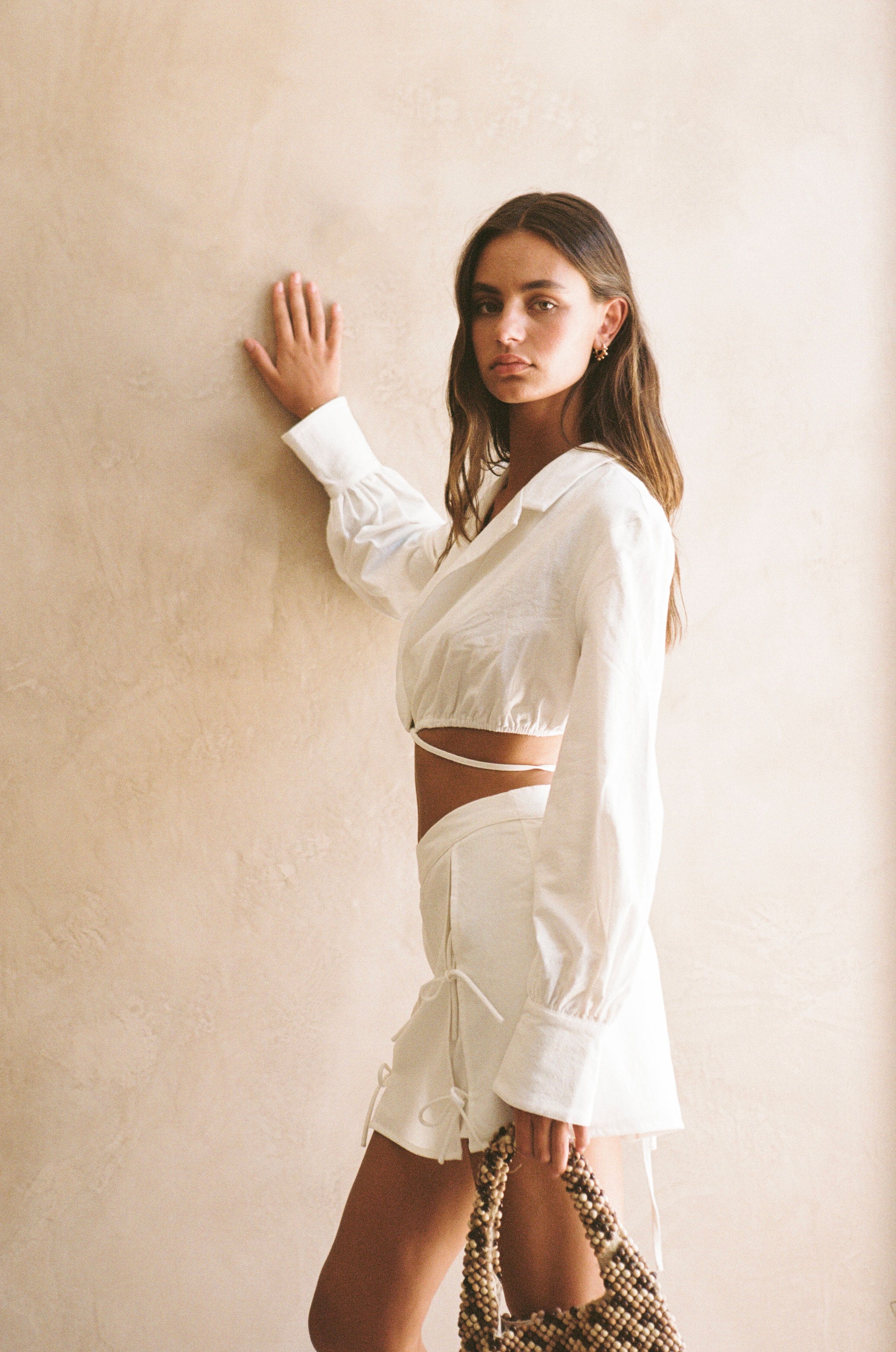 Exclusive Oliena Wrap Style Women's Top - Sample Piece