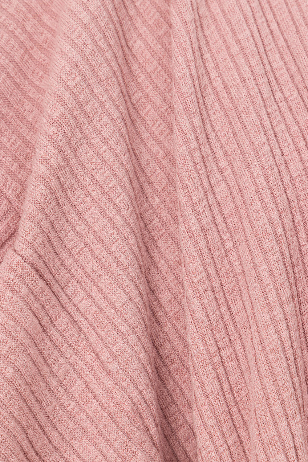 Dusty Pink Textured Ribbed Juniper Playsuit - Clay