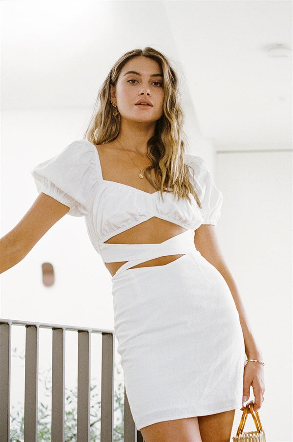 Unique Zimi Cutout Sample Dress with a Small Flaw