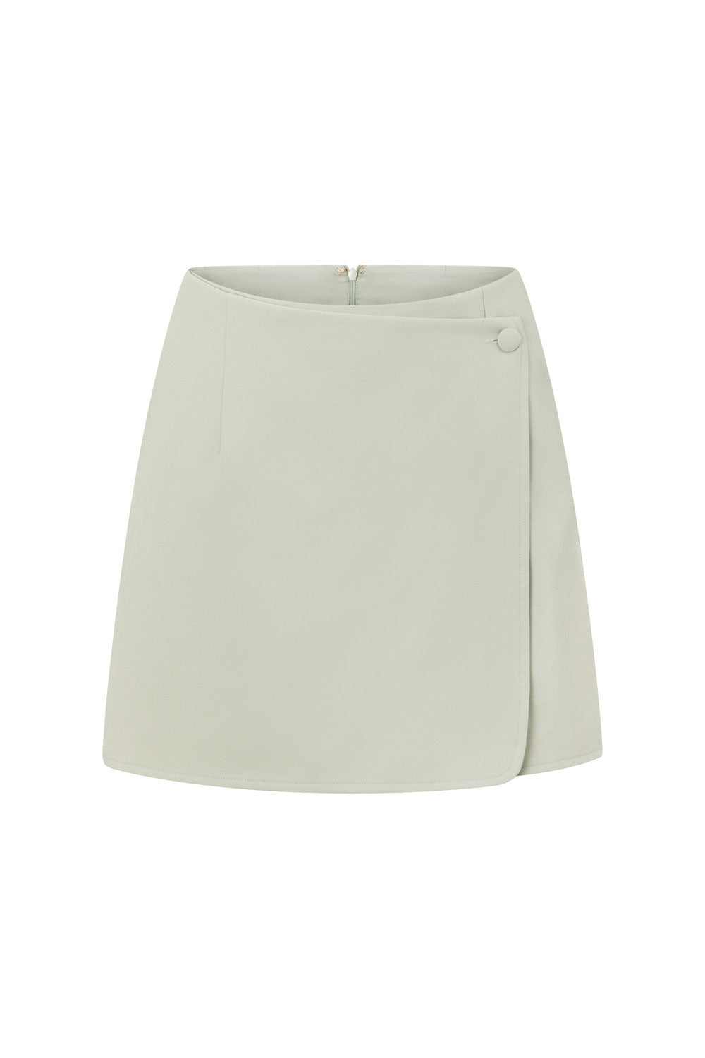 Stylish Mint-colored Lavara Wrap Skirt for Fashionable Outfits