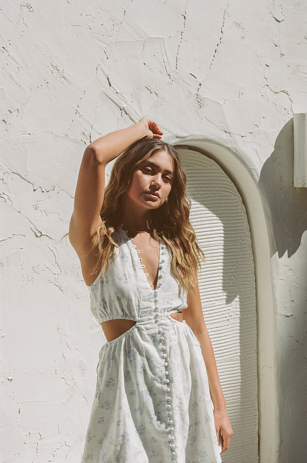 Exquisite Nadiya Women's Dress Inspired by Parisian Florals