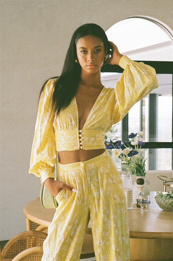 Stylish Alexi Wide - Leg High - Waisted Pants