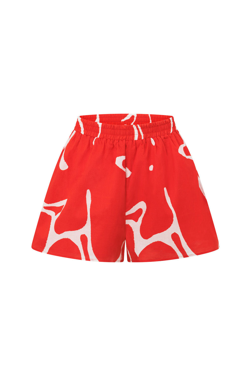 Exquisite Seona Shorts in Stunning Evoke Red for Summer