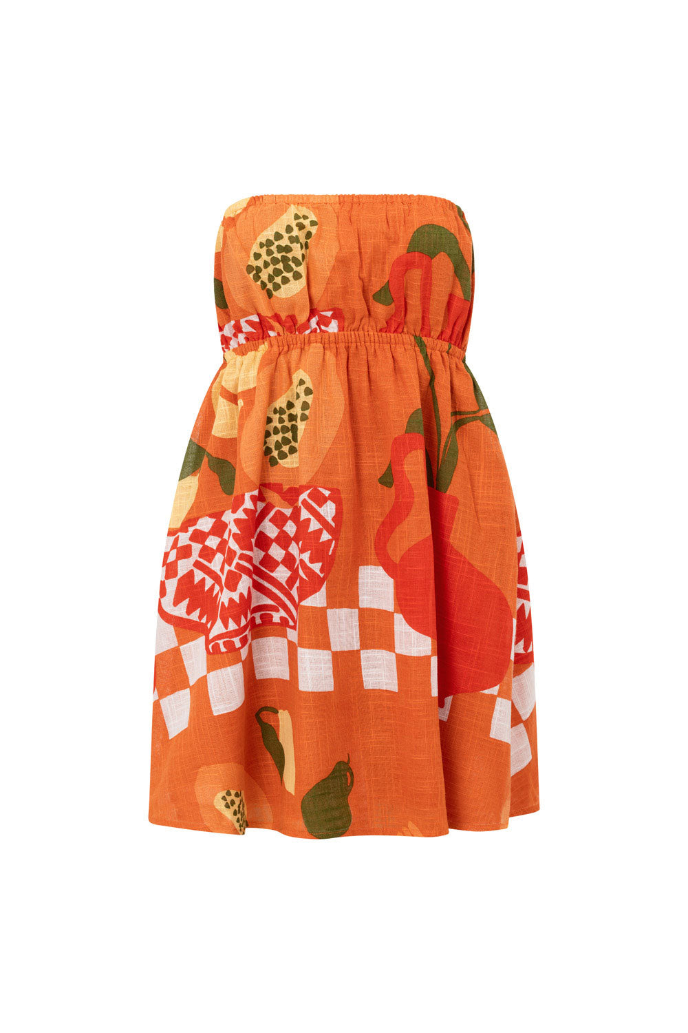Backless Mini Dress Layne with Dolce Rossa Italian-Inspired Print