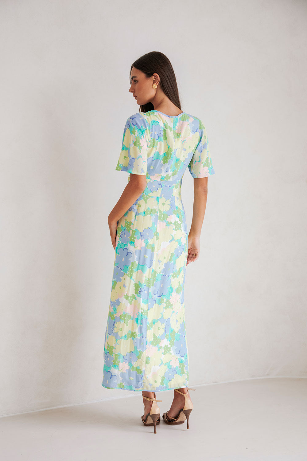 Exquisite Floral Dream Aquitaine Wrap Dress for Women