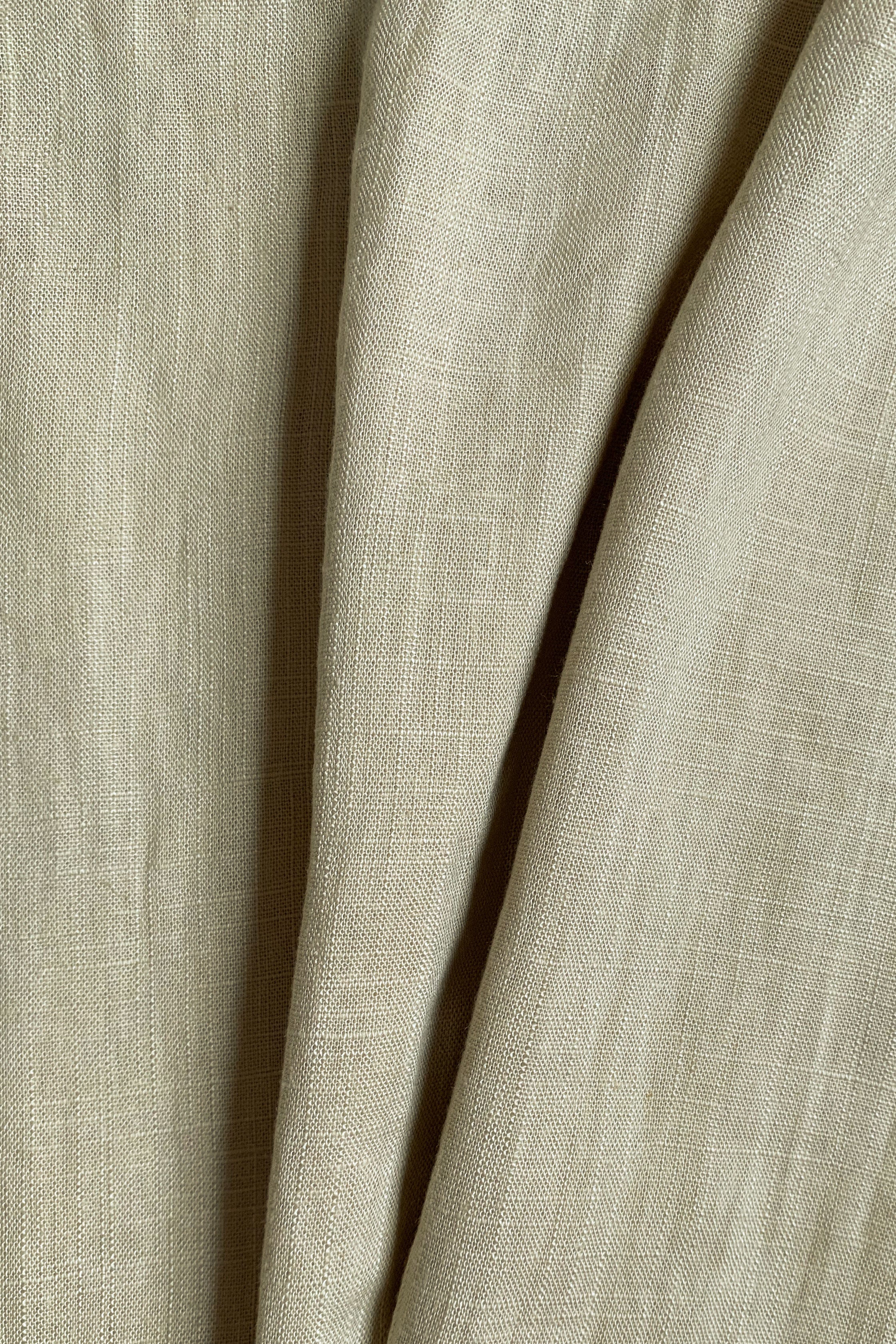 Stylish Cream-Hued Natural Cotton Hope Women's Dress