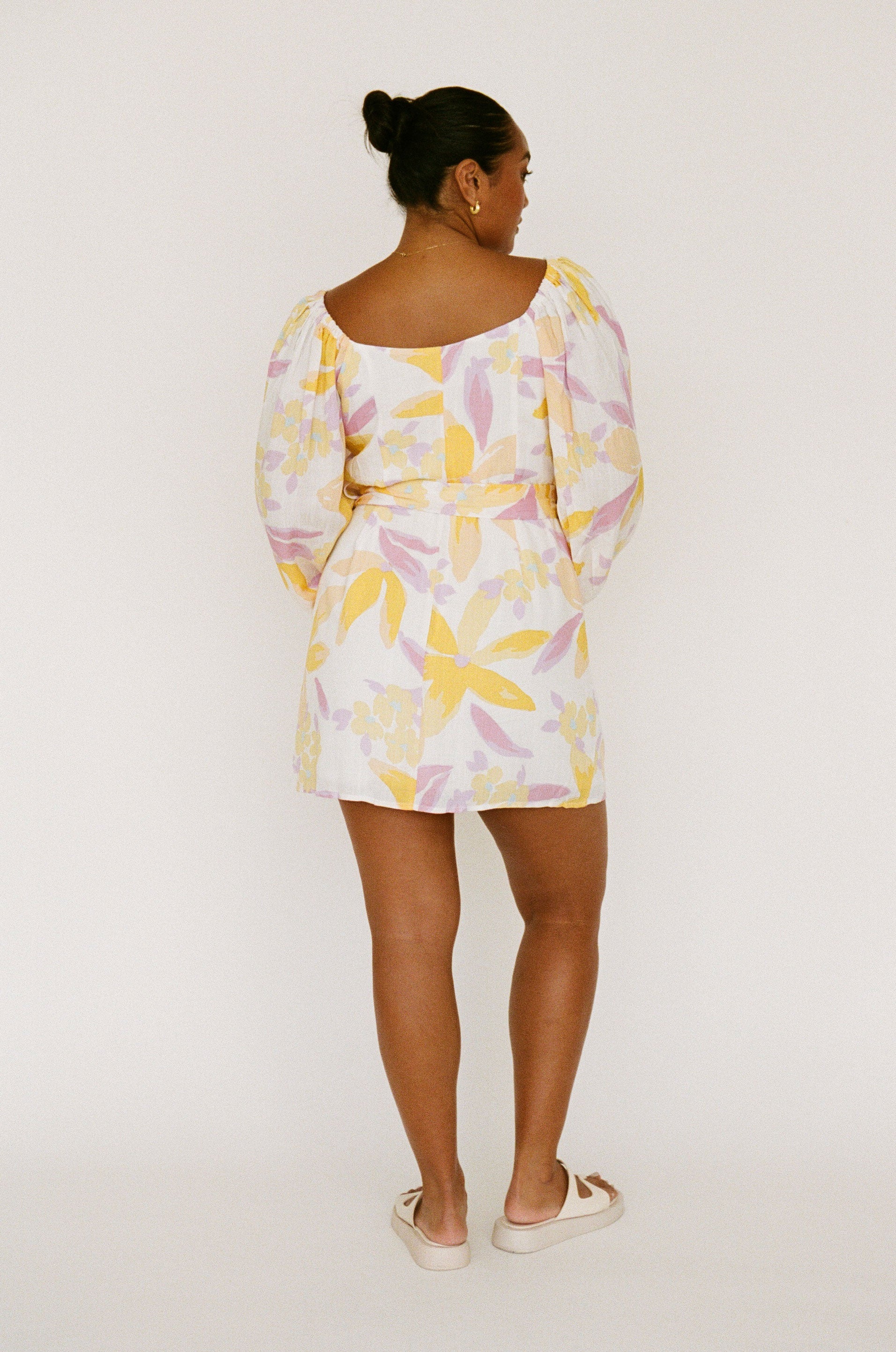 SAMPLE - Women's Kona Wrap Dress Featuring Paradise Floral Pattern