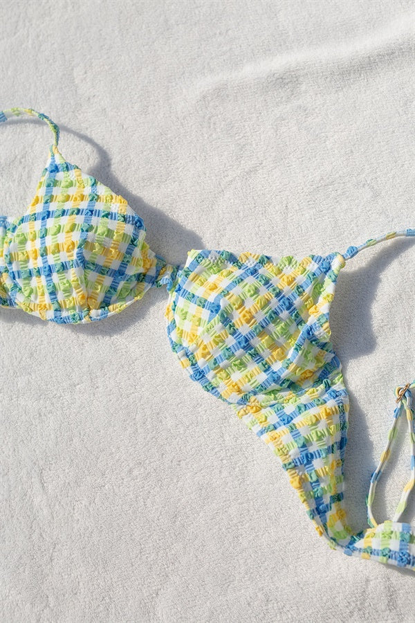 Unique Blue Torquay Balconette Top with a Special Touch