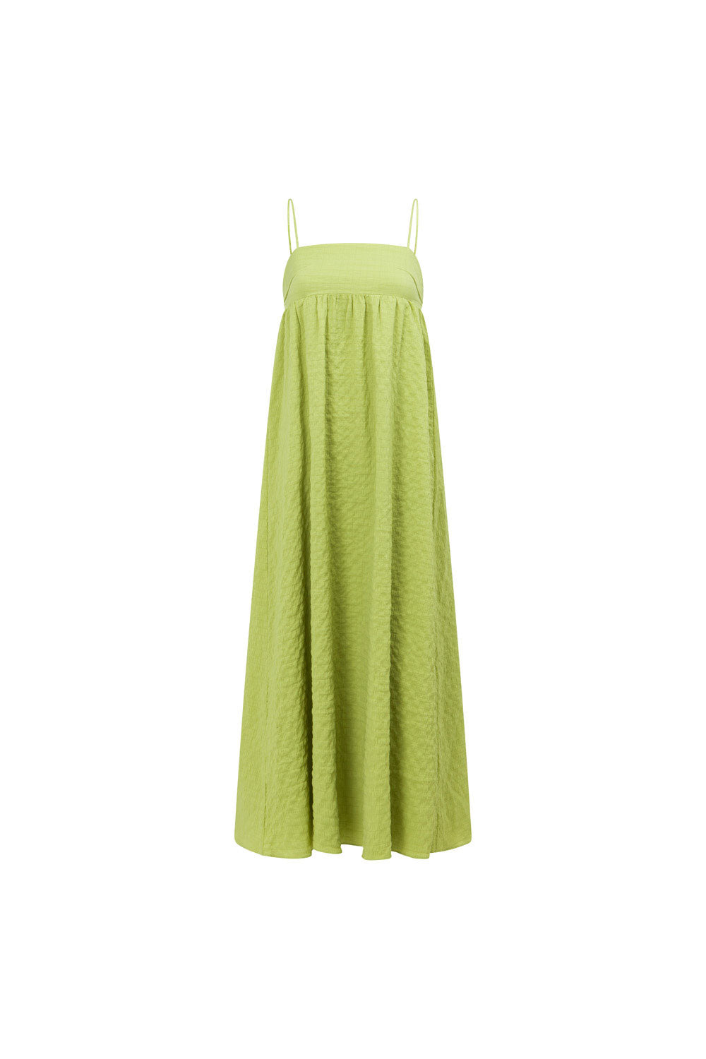 Exclusive Sabo Designed Green Azaria Women's Midi Dress