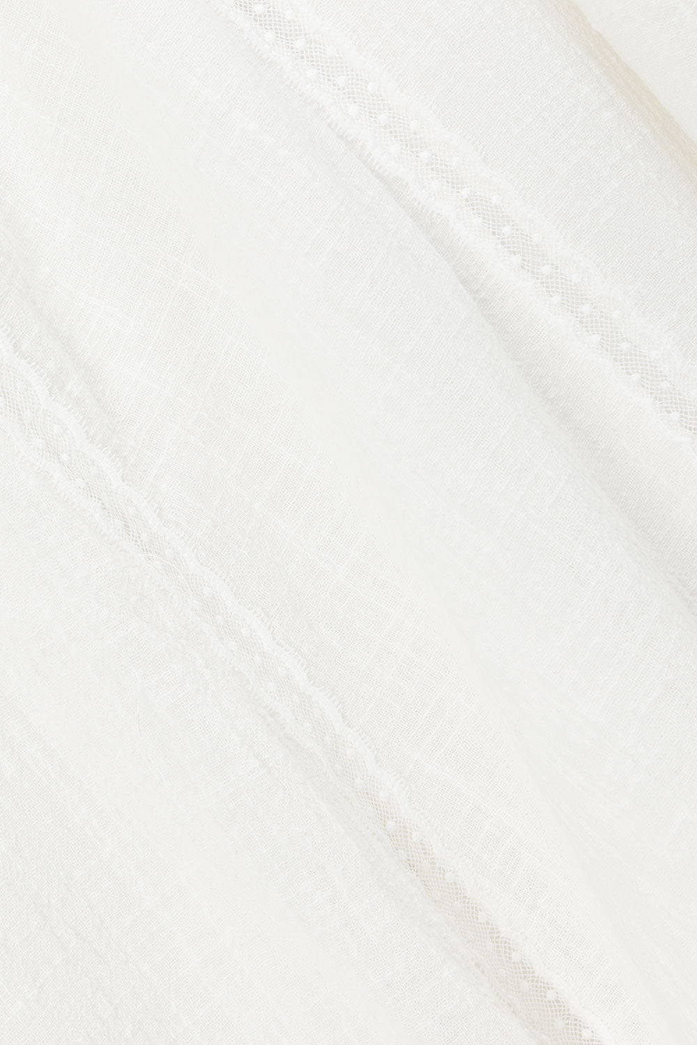Exquisite White Aurelia Cotton Bridal and Lunch Dress