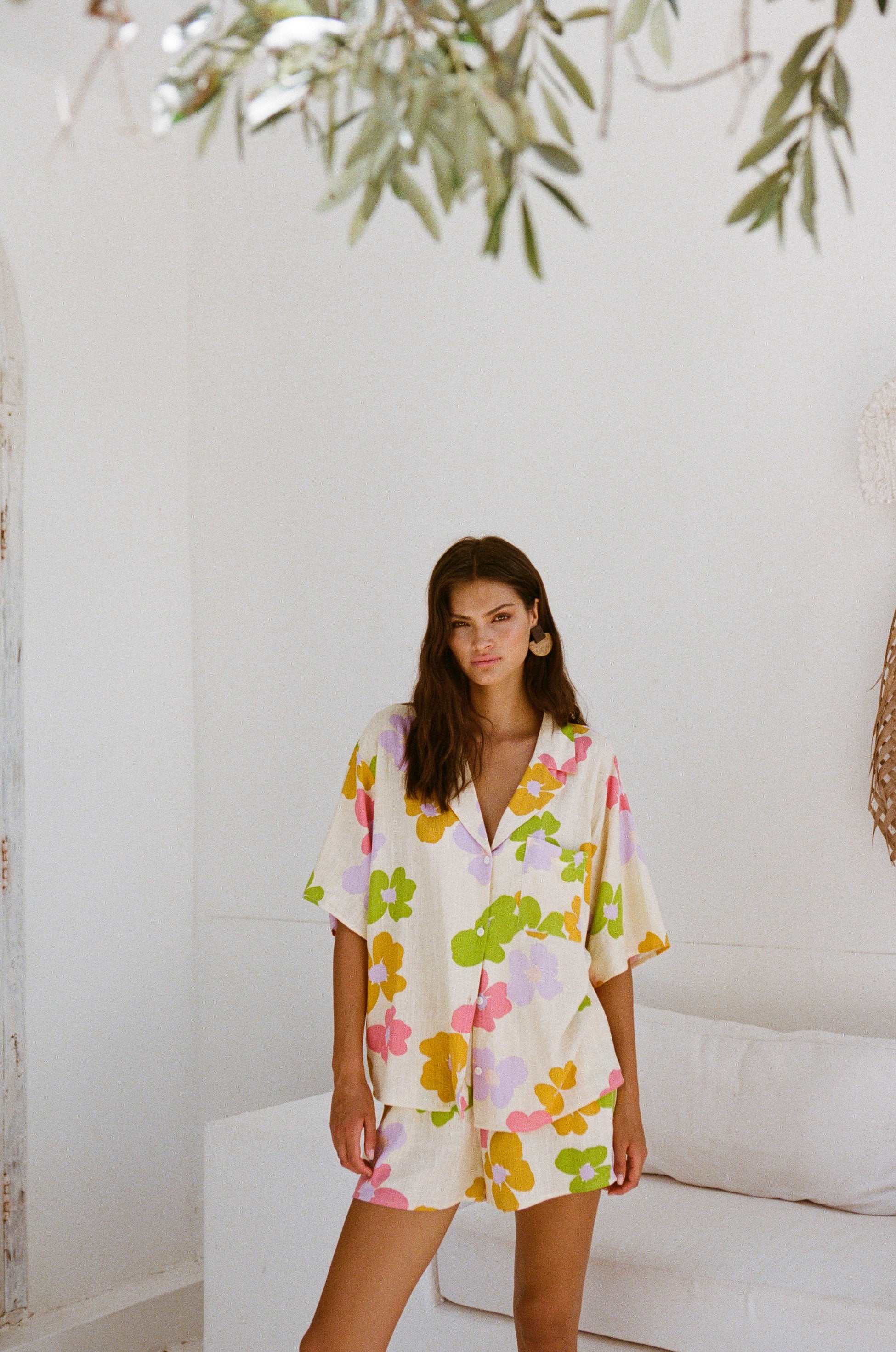Sabo's Exclusive Tutti Daisy Floral Lennon Relaxed Top