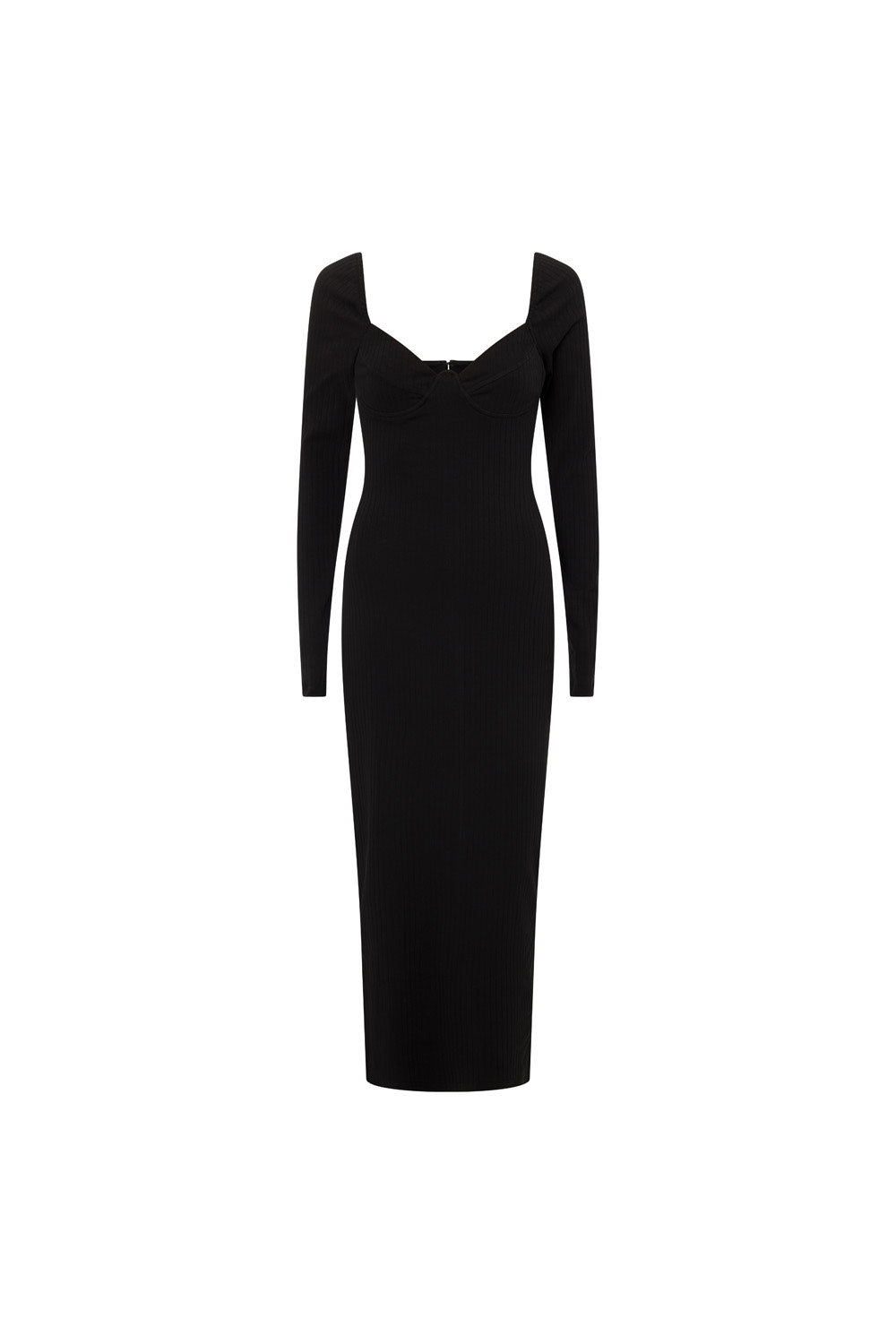 Stylish Black Geneva Dress with Chic Design