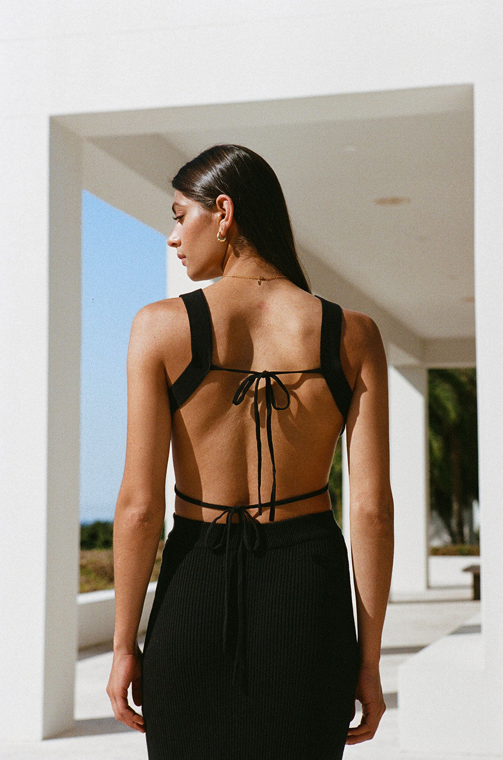 Exclusive Black Evie Top - Sample for Size XS
