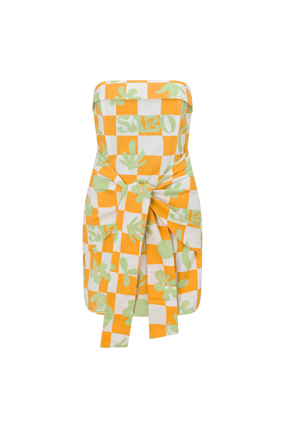 Exclusive Sabo Kingsley Dress in Checkerboard Pattern - Sample Edition