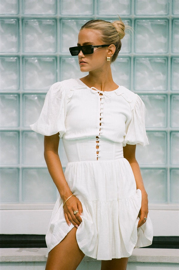 Exclusive White Santana Dress - A Unique Fashion Piece