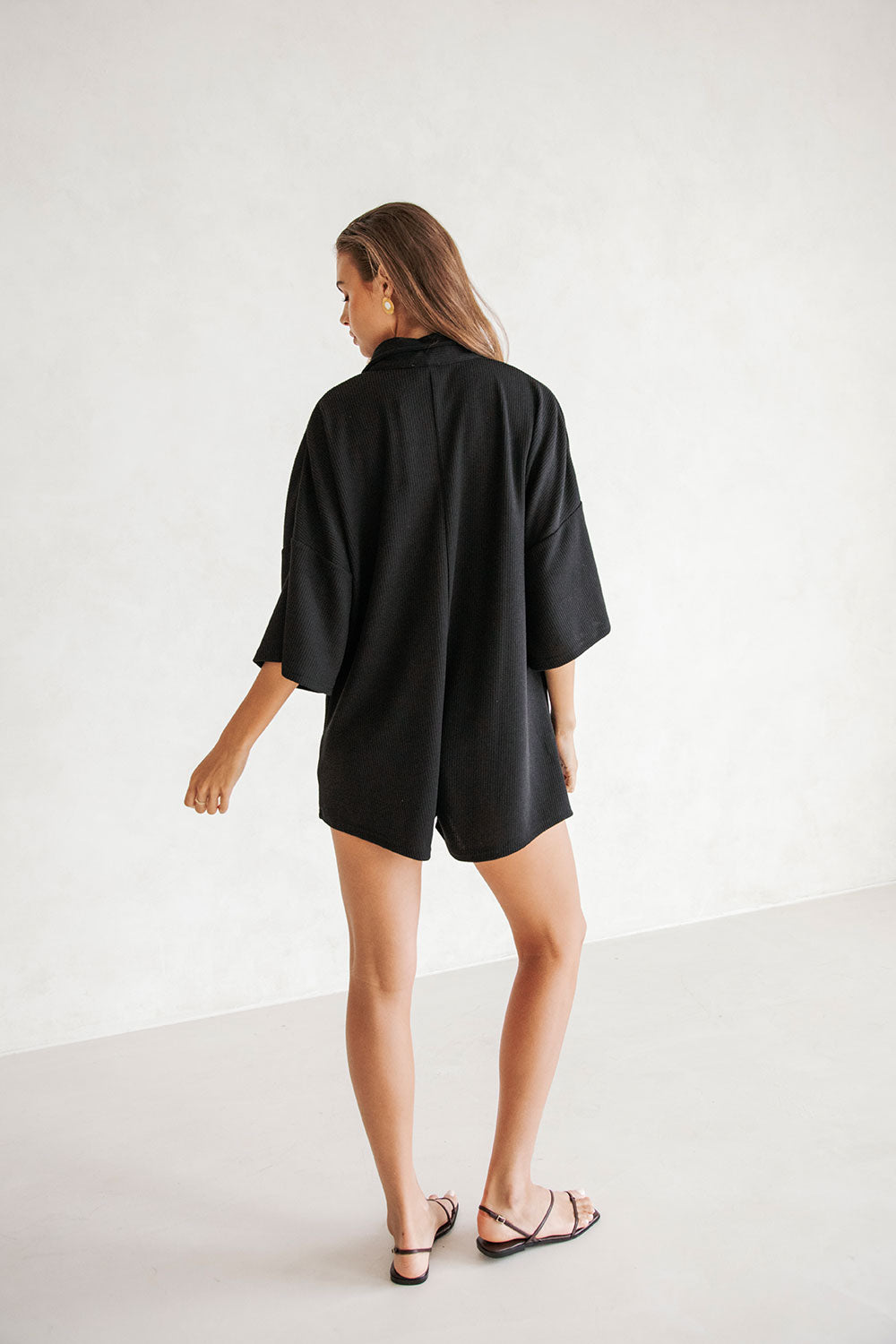 Black Casual Milena Playsuit - Ideal for Daily Wear