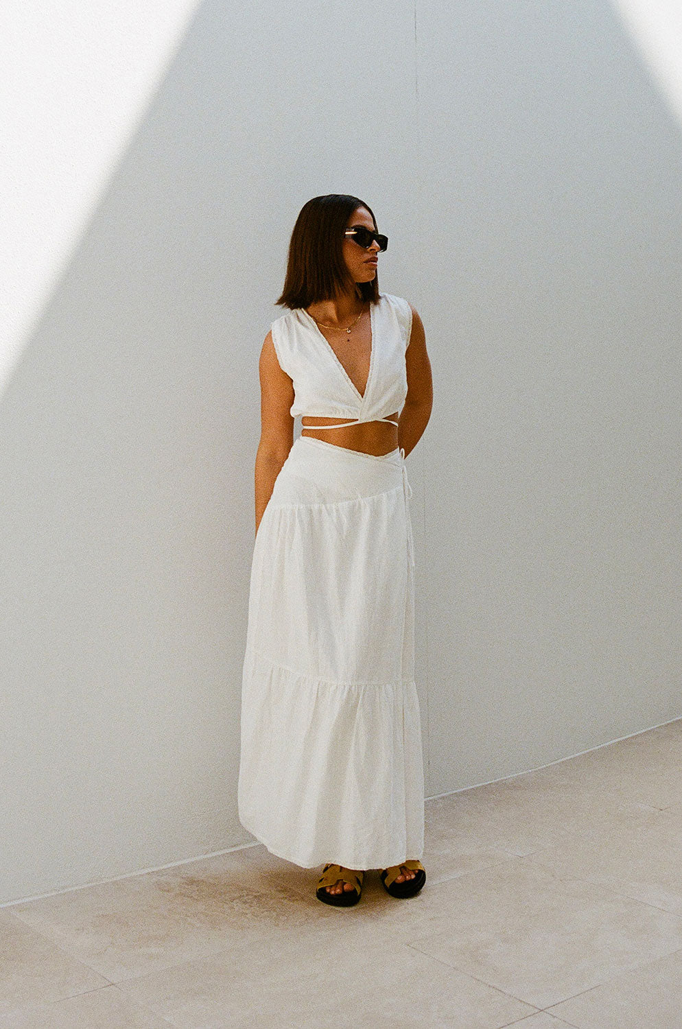 Unique Jadey Skirt - One - off Sample with Slight Soiling