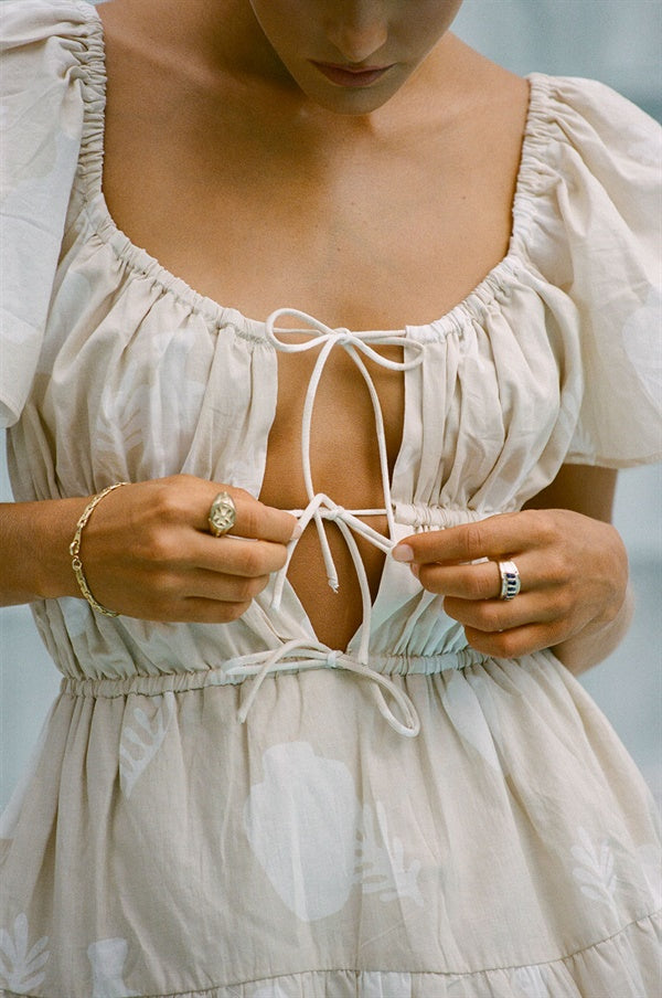 Unique Mercer Dress Sample with a Small Purple Mark