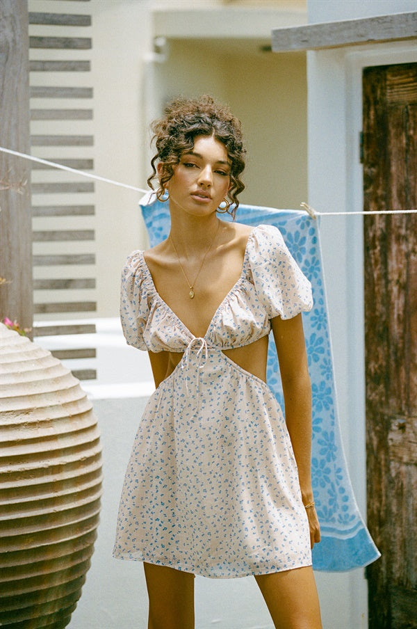 Flora Print Summer Eilish Style Women's Dress