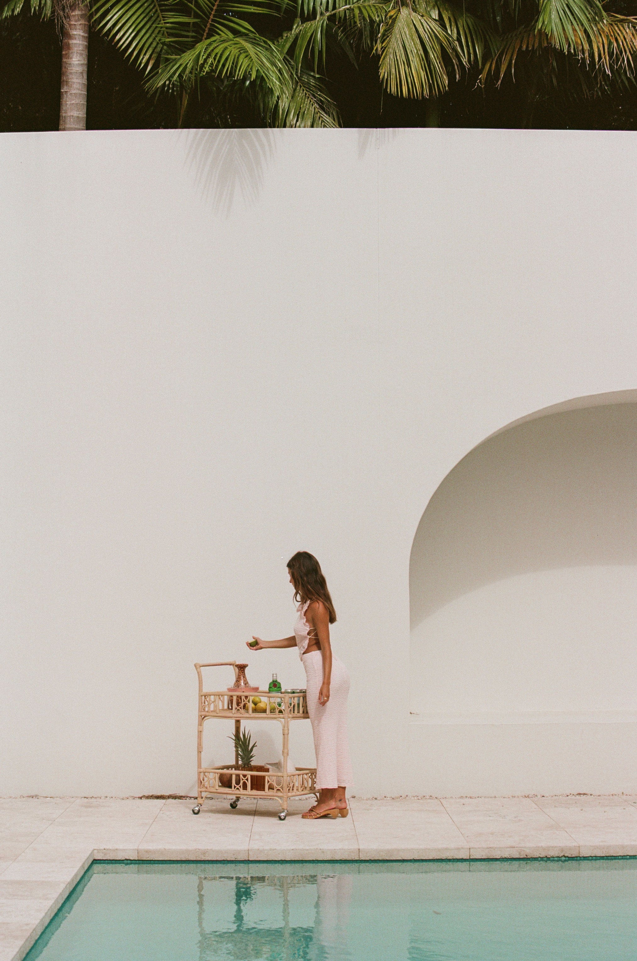 Soft Pink Slightly Stretchy Bess Midi Dress for Bridal Events