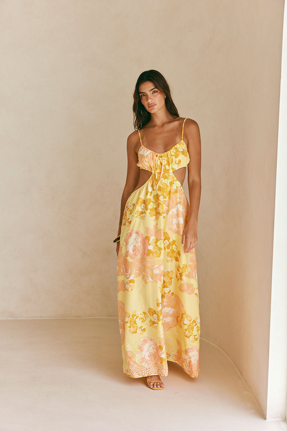 Sabo's Exclusively Designed Kaira Breeze Floral Print Women's Maxi Dress