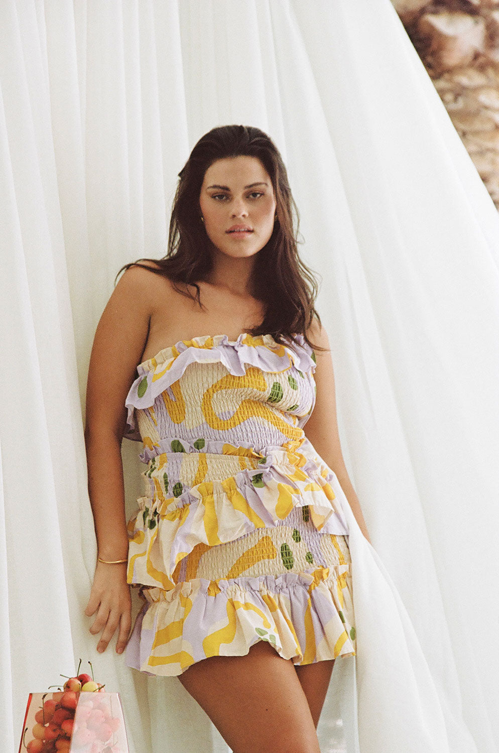 Sabo's Exclusive Spot Floral Capiro Party Dress