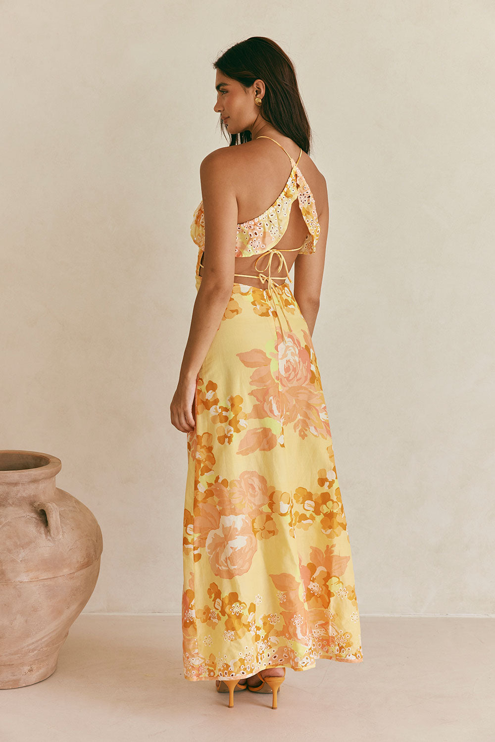 Sabo Exclusive Alexa Women's Dress with Breeze Floral Print