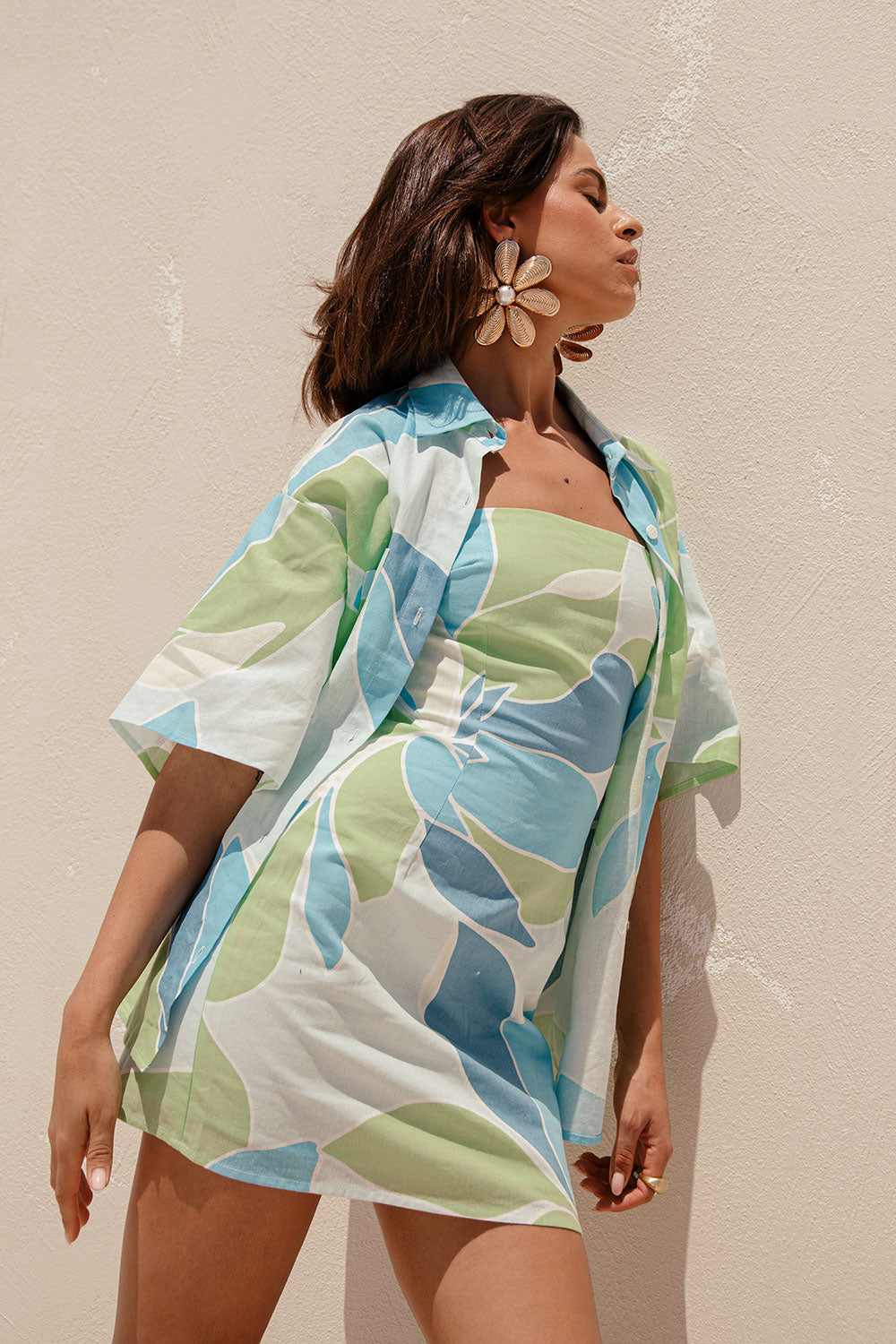Unique Amira Top in Stunning Magnolia Blue Shade
