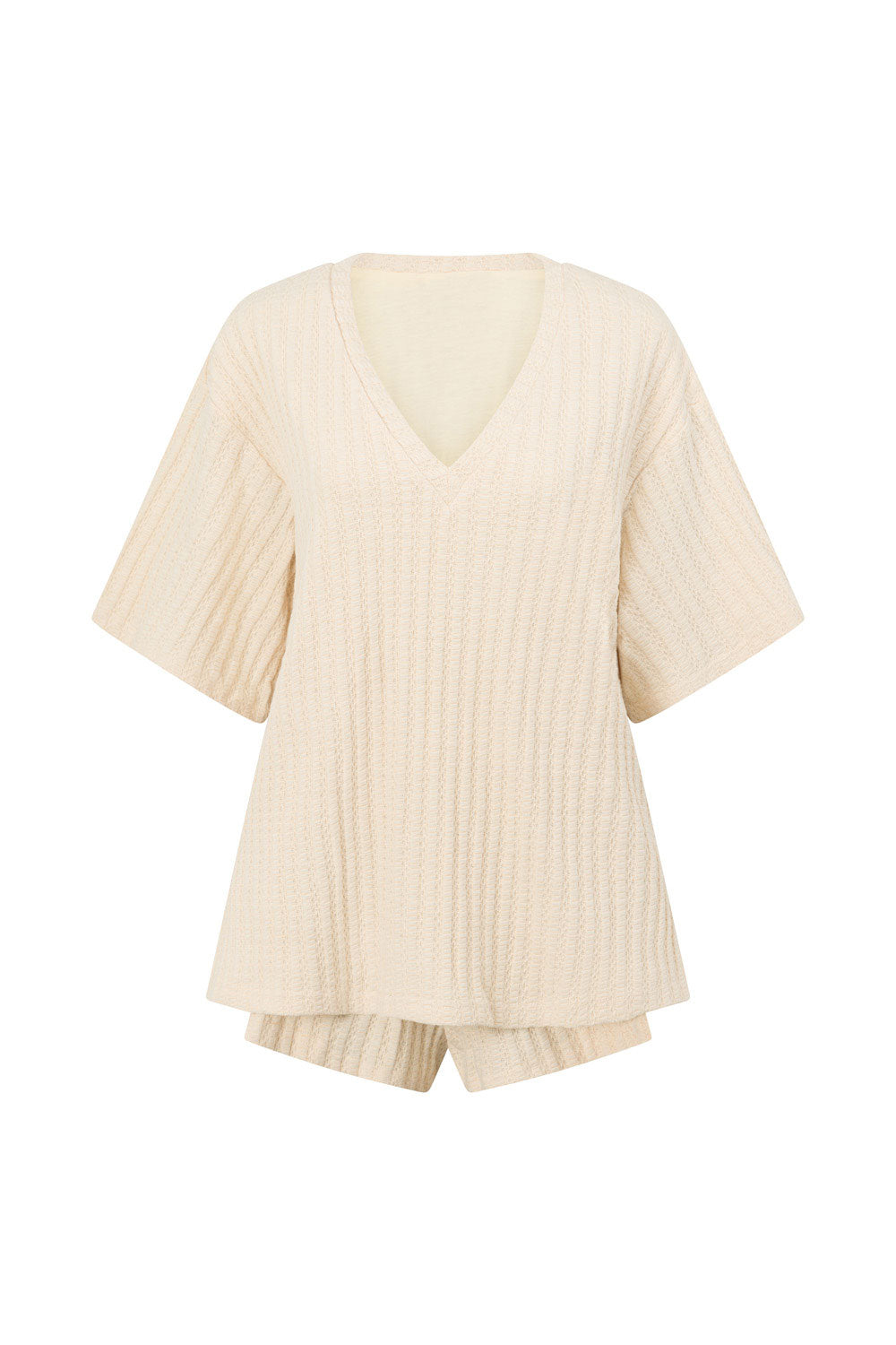 Beige Cotton Blend Kourtney Playsuit with Stylish Design